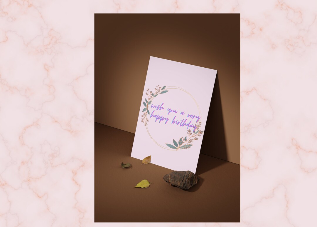 Printable Birthday Card , Instant Download , Birthday Greetings - Etsy