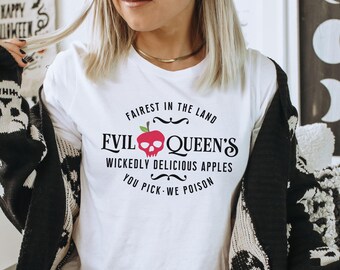 Evil Queen Shirt, Poison Apple Shirt, Evil Queen Vibes, Funny Fall Apple Harvest Shirt, Villain Humor, Fairy Tale Princess Shirt, Bad Queen