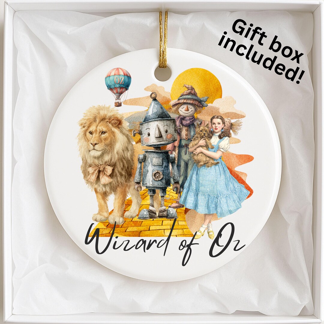 Vintage Wizard of Oz Ornament, Wizard of Oz Gift, Gift