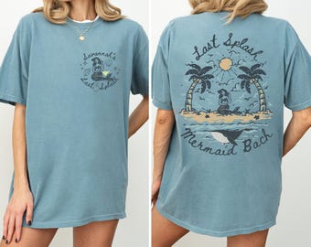 Last Splash Mermaid Bach Shirts, Personalized Comfort Colors, Mermaid Bachelorette Shirt, Last Toast Bridal Shower Party, Coastal Bach Party