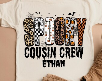 Comfort Colors Spooky Cousin Crew Matching Shirts