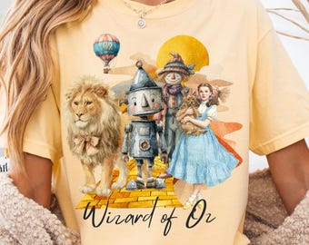 Comfort Colors Wizard of Oz Shirt, Vintage Wizard of Oz Shirt, Wicked Shirt, Bookish Gift, Shirt for Book Lover, Literature Shirt