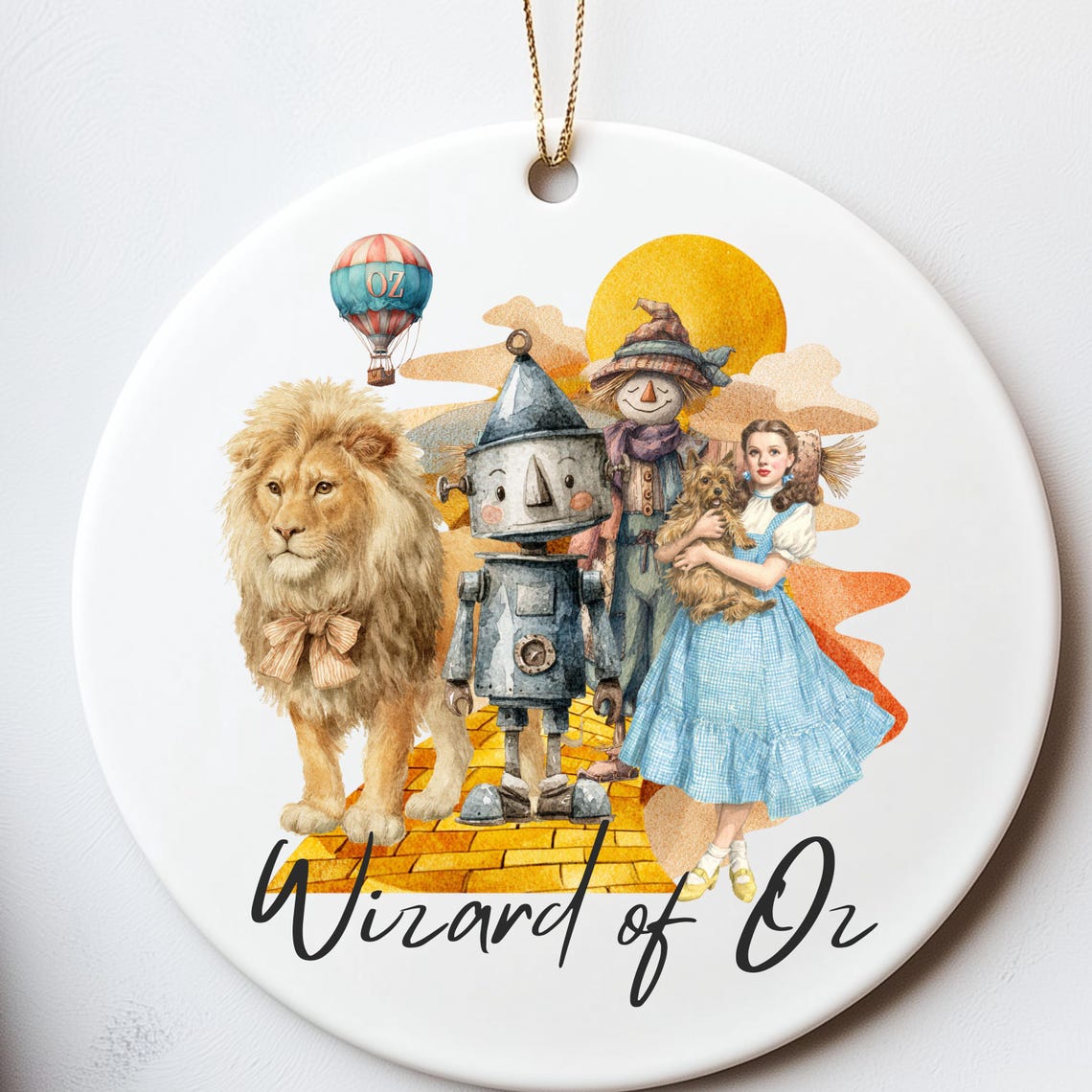 Vintage Wizard of Oz Ornament, Wizard of Oz Gift, Gift