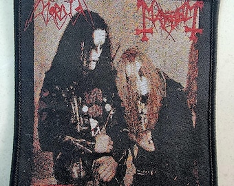 MAYHEM / MORBID - A Tribute To The Black Emperors - Geweven patch