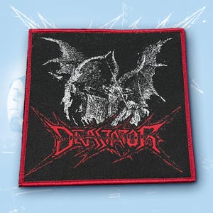 DEVASTATOR - Ángel Caído - Parche oficial tejido - borde rojo
