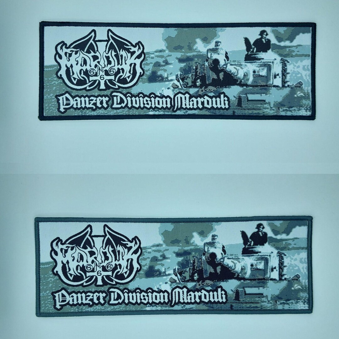 Marduk / Panzer Division Marduk サイン入り MARDUK - Panzer Division Marduk - (grey Border) Stripe Patch - Etsy