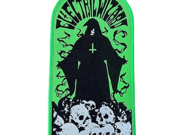 ELECTRIC WIZARD - Taniec Sabatu - (Zielona obwódka) Naszywka tkana