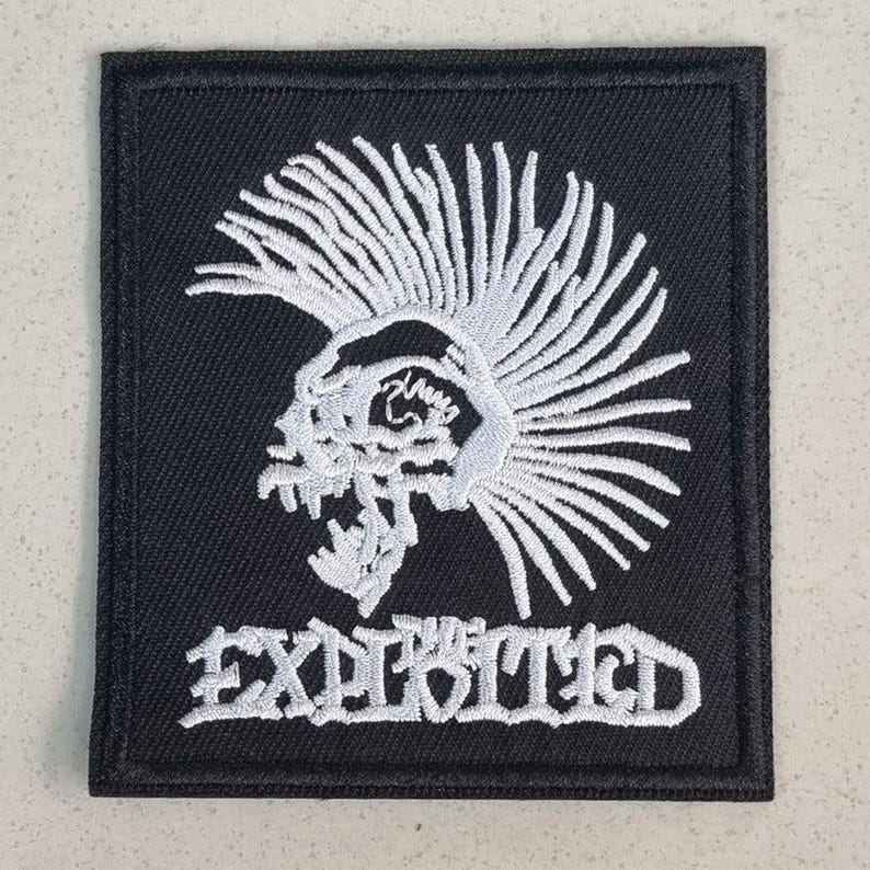 THE EXPLOITED - Logo - Patch - Etsy