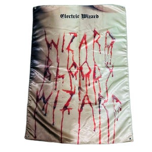 ELEKTRISK TROLLKARL - Trollkarl Blodig Trollkarl - Väggflagga / Textilposter