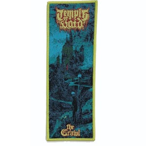 TEMPLE OF VOID - The Crawl - Stripe Woven Patch - green border