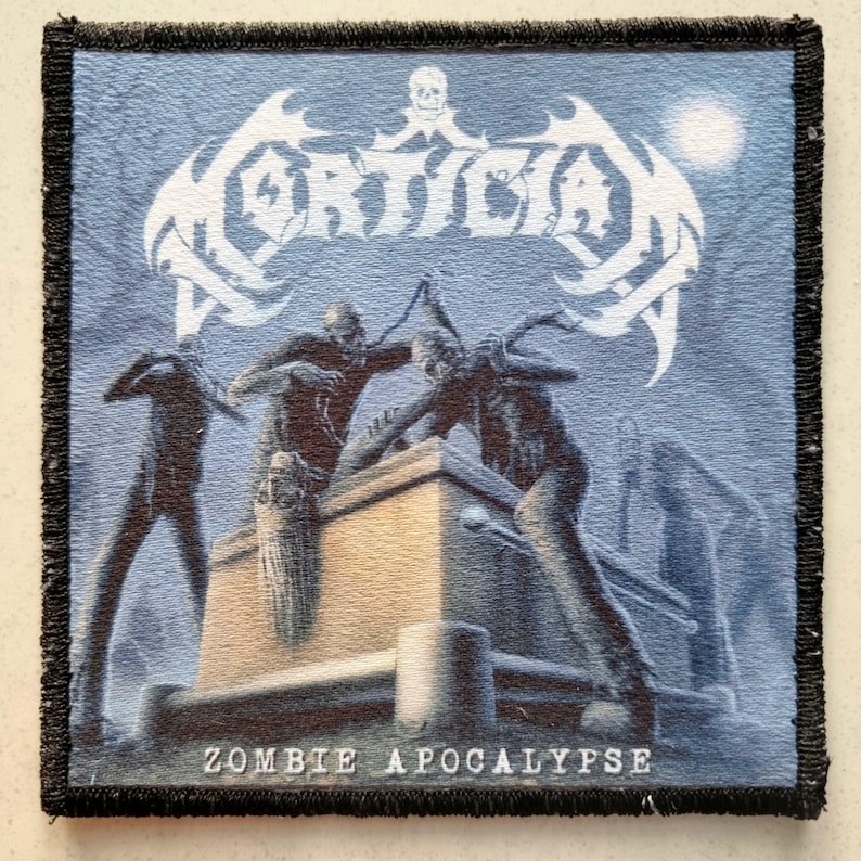 MORTICIAN - Zombie Apocalypse - Patch - Etsy