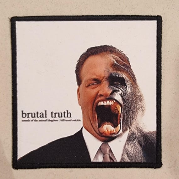BRUTAL TRUTH - Sounds of the Animal Kingdom - Patch - Etsy Canada