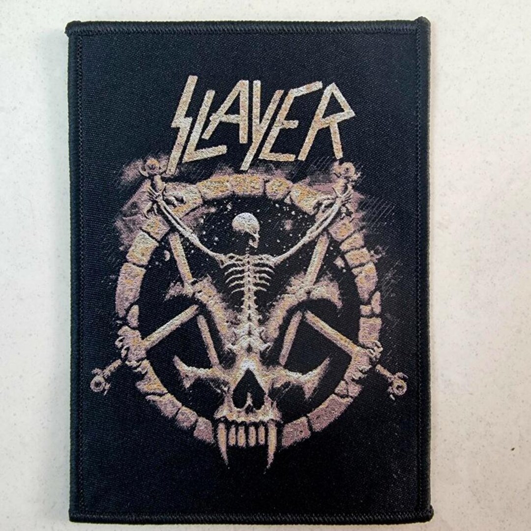SLAYER - 神の介入 - 織りパッチ - Etsy 日本