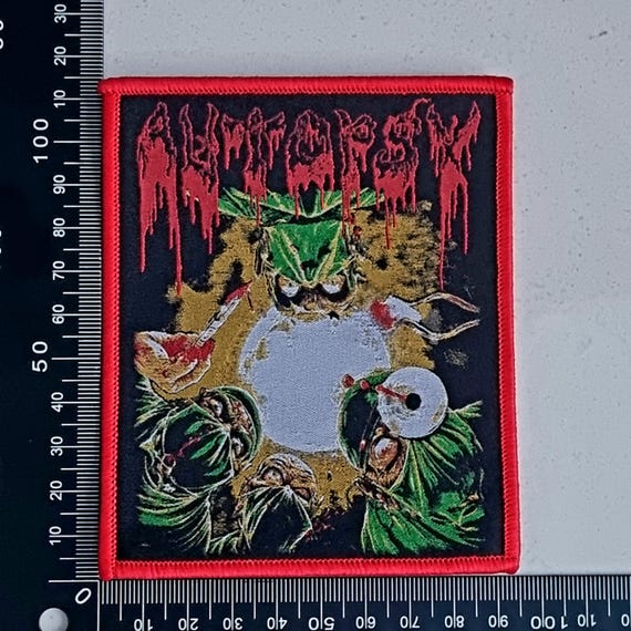 AUTOPSY - Severed Survival - (red Border) Woven Patch - Etsy