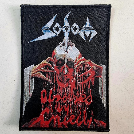 SODOM - Obsessed by Cruelty - Woven Patch - Etsy Hong Kong