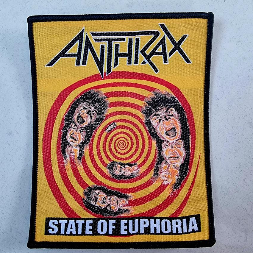 ANTHRAX - State of Euphoria - Woven Patch - Etsy UK