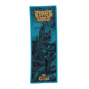 TEMPLE OF VOID - The Crawl - Stripe Woven Patch - blue border