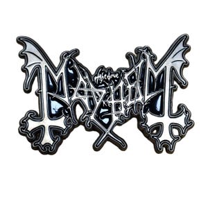 MAYHEM - Logo - (Matt Nickel) Enamel Pin