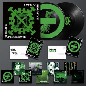 V/A - “Blast No.1”– Blastbeat Tribute To Type O Negative DELUXE 2LP - Versión GRIND MINUS (pegatinas y postales adicionales)