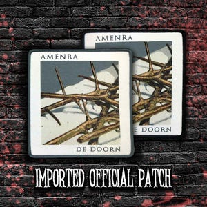 AMENRA - De Doorn v2.0 - (Svart kant) Officiell vävd lapp