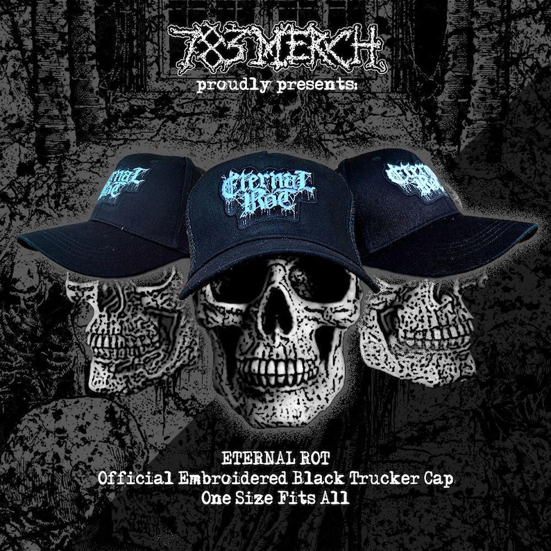 ETERNAL ROT - Logo - Trucker Cap - Official - Etsy