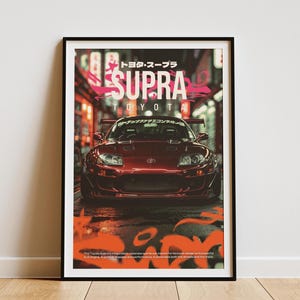 JDM Sportwagen Wandkunst, JDM Sportwagen Wandkunst, JDM Sport Auto Poster, klassisch japanisches Auto Poster, japanisches Street tuner Auto Poster, Geschenk für Auto-Enthusiasten