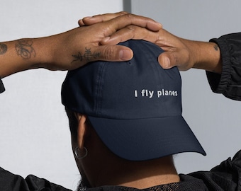 I Fly Planes Hat Pilot Gift Aviation Hat Embroidered Flying Hat Airplane Baseball Cap Flight Instructor Pilot Gifts Graduation Gift Birthday