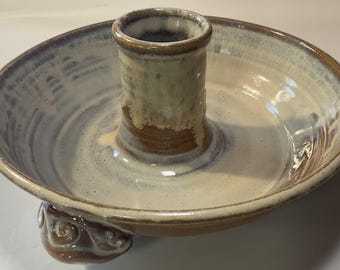 Wheel thrown, ceramic , Chicken Cooker