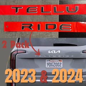 Letras superpuestas Telluride (paquete de 2) / Kia Telluride (2023-2024)