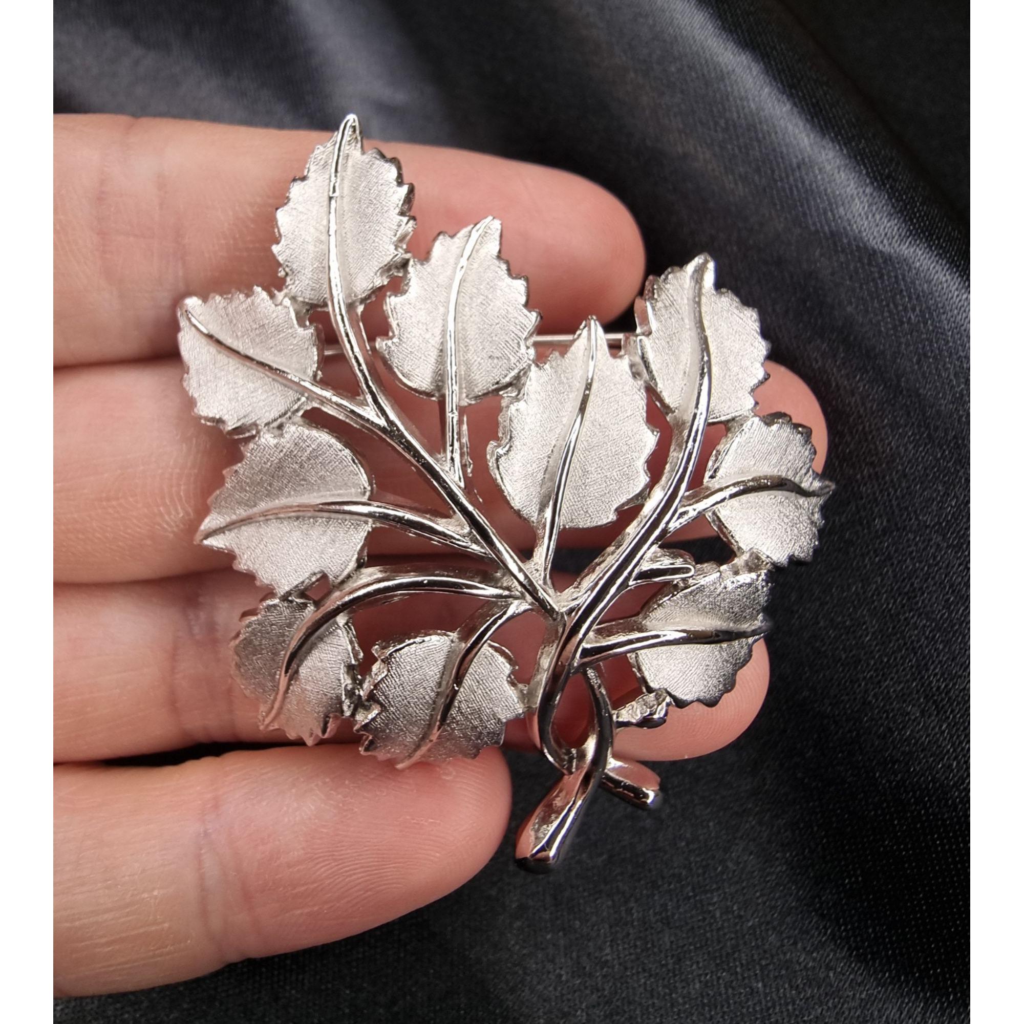 ヴィンテージ クラウン トリファリ 1950年代 シルバートーン リーフ