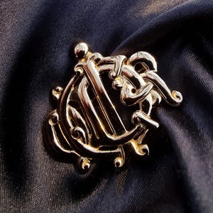 Christian Dior Initial Logo Brooch - Etsy