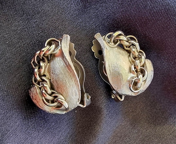 Rare Find Vintage KRAMER Earrings Signed Silver T… - image 1