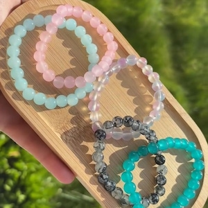 glass bead bracelet