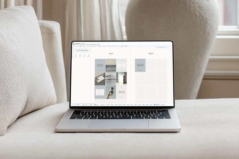 Best Social Media Content Planner 2026 — Google Sheets template for social media marketing, Instagram posts, content calendars, strategy planning, feed previews, and analytics.
