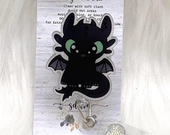 Drache Abzeichen Reel-Cute Badge Reel-Krankenschwester-LPN-RN-Geschenk für sie-Krankenschwester Geschenke-Weihnachtsgeschenke-Krankenschwester Geschenke-CNA-mri sicher-Lanyard-ohne Zahn
