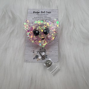 Glitter Bladder Badge Reel: Nurse/Urology Gift