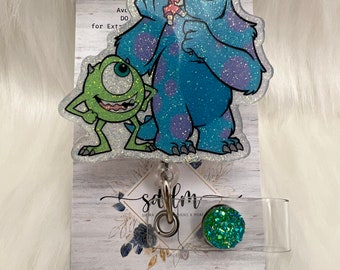 Monsters Family-Badge Reel-Cute Badge Reel-Nurse-LPN-RN-Gifts for her-Nurse Gifts-Christmas Gifts-Nurse gifts-CNA