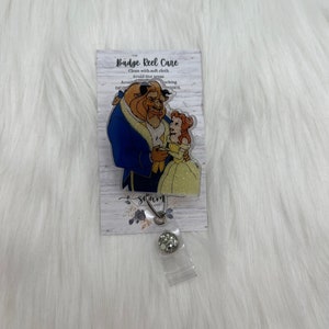 Beast and a beauty Badge Reel-Cute Badge Reel-Nurse-LPN-RN-Gift for her-Nurse Gifts-Christmas Gifts-Nurse gifts-CNA