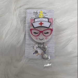 Unicorn Nurse Badge Reel-Nurse-RN-LPN- nurse-Custom-Gifts for nurses-Christmas gifts for nurses-emergency room-gift for her-mri safe