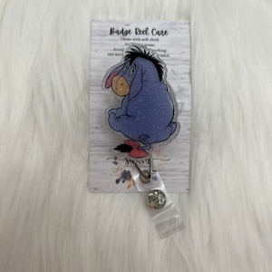 Blue Donkey Badge Reel-Cute Badge Reel-Nurse-LPN-RN-Gift for her-Nurse Gifts-Christmas Gifts-Nurse gifts-CNA