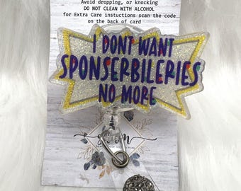 Sponserbileries Abzeichen Reel-Cute Badge Reel-Krankenschwester-LPN-RN-Geschenk für sie-Krankenschwester Geschenke-Weihnachtsgeschenke-Krankenschwester Geschenke-CNA-rugrats-mri sicher-lanyard