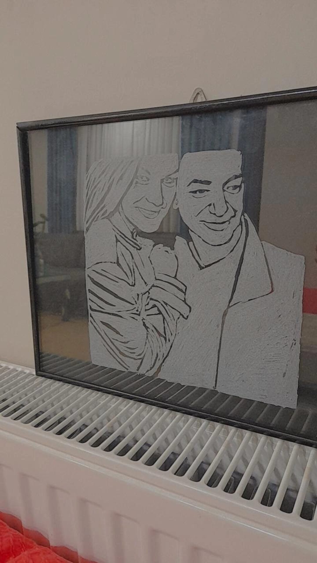 Custom Photo on Glass Anniversary, Gift, New Year, Birthday