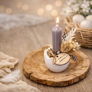 Ostergeschenk - Osterfeuer to go Kerze - Ostergeschenk Set - Osterhase - Osterkerze - Oster Geschenk Kerze Eierschale -Kleinigkeit zu Ostern