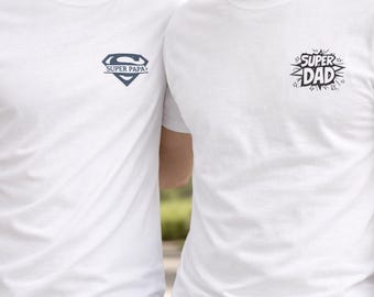 Iron-on patch Father's Day - Dad you are my hero - Iron-on patch Dad I love you - Baby bodysuit Father's Day - T-shirt Father's Day Dad is the best