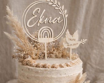 Personalized Wooden Cake Topper – Handmade in Germany