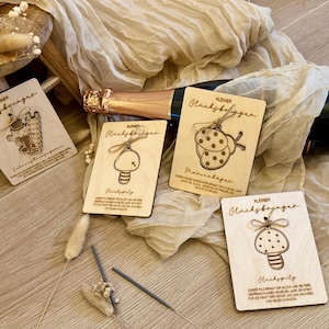 Gift, lucky charm, gift - good luck! Lucky charm real 4-leaf clover / good luck New Year's Eve 2025 / party favor New Year's Eve