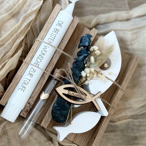 Set de regalo para bautizo personalizado, cumple deseos, regalo para bautizo en efectivo - regalo para bautizo - regalo en efectivo