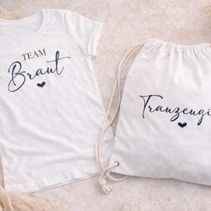 Bügelbild Braut , Team Braut - Trauzeugin usw - Bügelmotiv, Schriftzug mit oder ohne Jahreszahl, in verschiedenen Maßen, Applikation