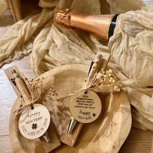 Stylo à bille personnalisé - Stylo à bille avec texte souhaité - Stylo à bille avec nom - Stylo à bille en bois avec gravure souhaitée