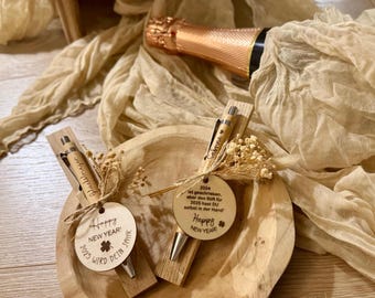 Personalisierter Kugelschreiber - Kugelschreiber mit Wunschtext - Kugelschreiber mit Name - Kugelschreiber Holz mit Wunsch Gravur